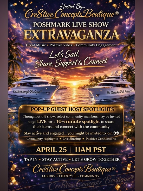 Cre8tive Concepts Boutique Other - 🛥️ 4/25-3rd Yacht Extravaganza 🔥ALL ARE WELCOME